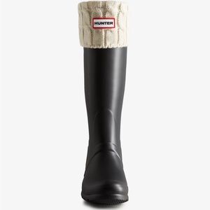 NWT Hunter Knitted Cable Boot Socks
